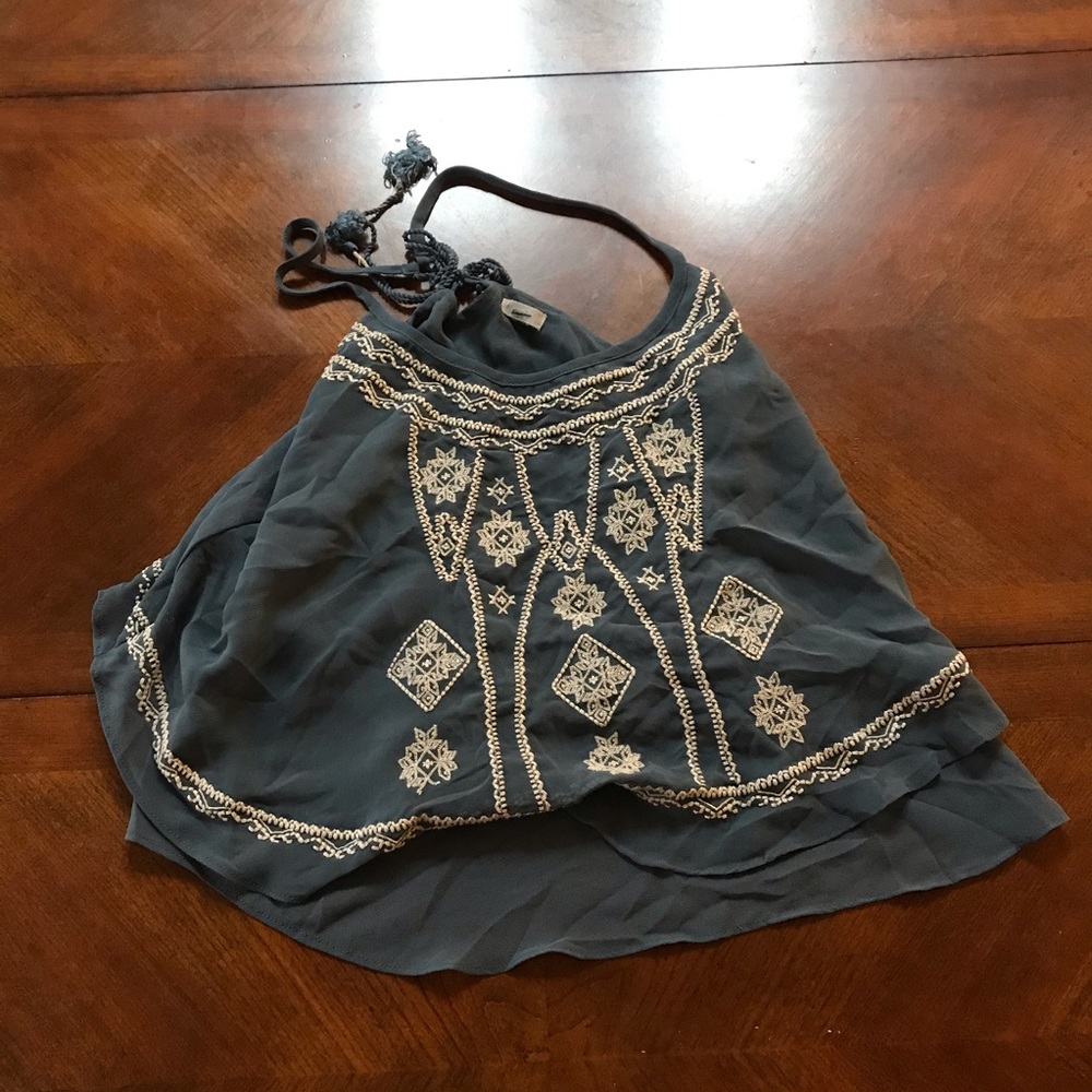 Ecote embroidered top